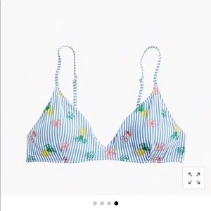 Jcrew bikini top size XXL BLUE SOLO OUT